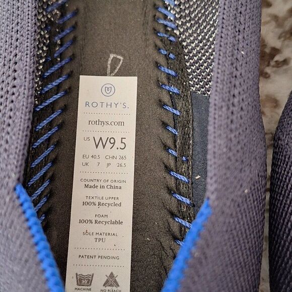 Rothy’s The Flat slip on flats size 9.5 - Picture 8 of 9